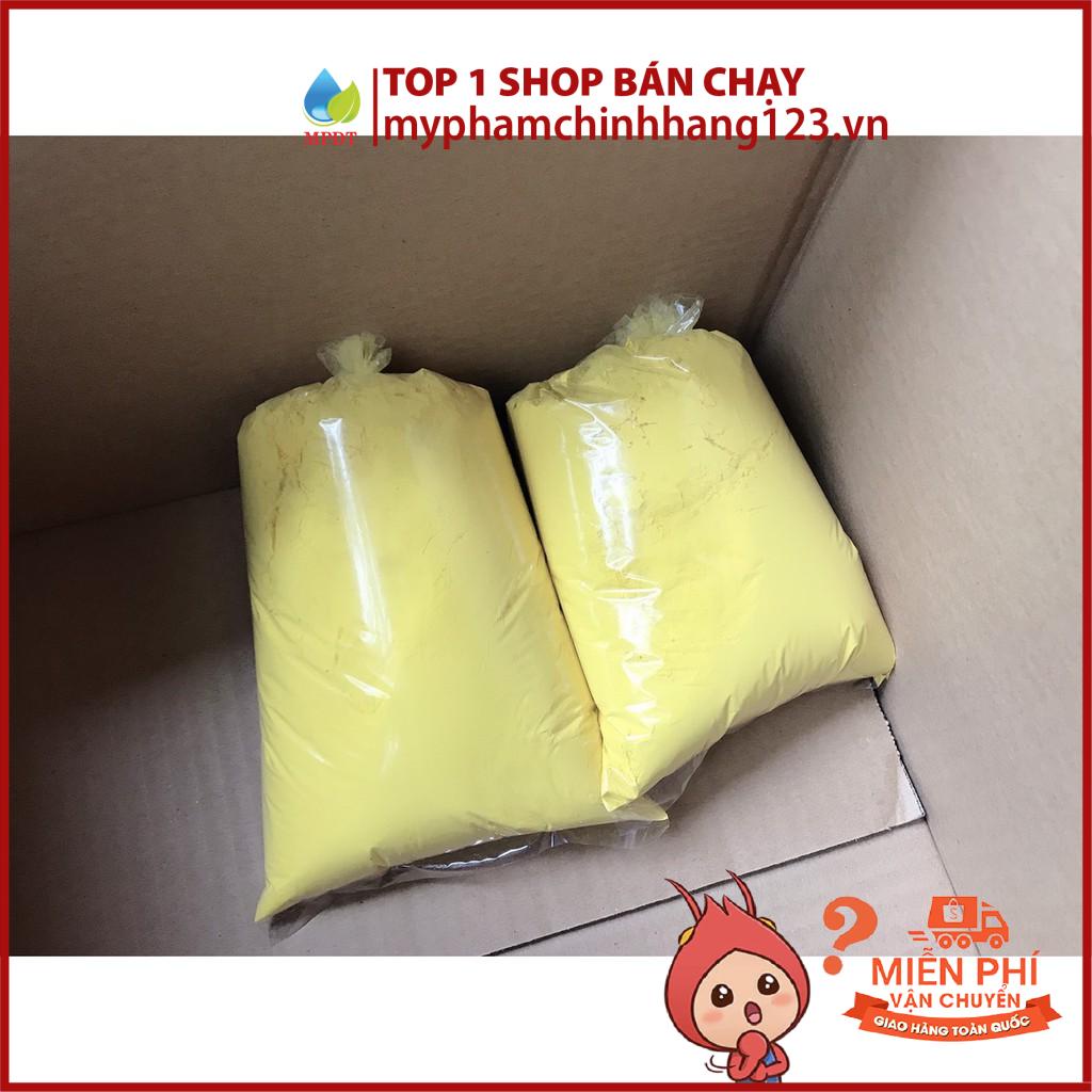 Tinh bột nghệ nhà làm 1 kg đảm bảo chất lượng chụp toàn cam thường (ảnh thật)