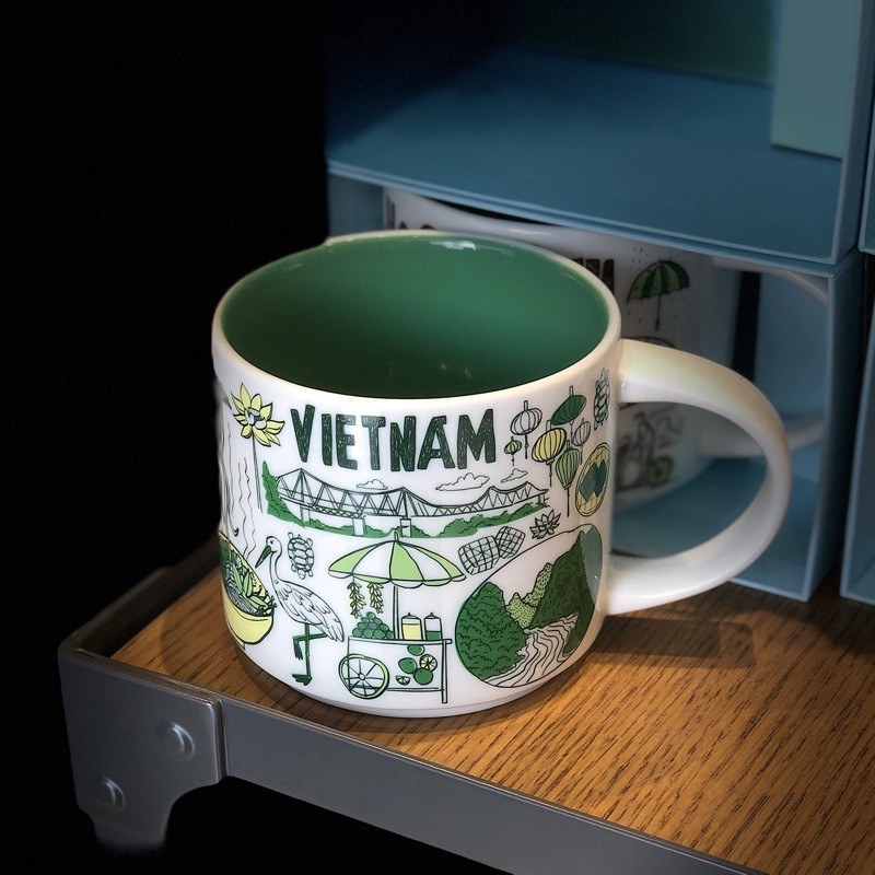 Cốc sứ Been There Starbucks 16oz 450ML