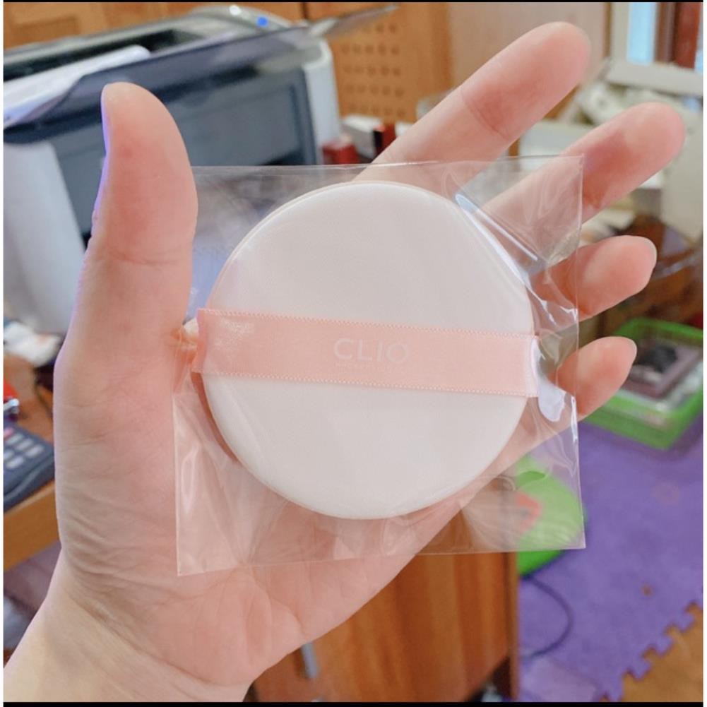 Bông Phấn Cushion Clio Puff Dễ Tán, Mềm Mịn