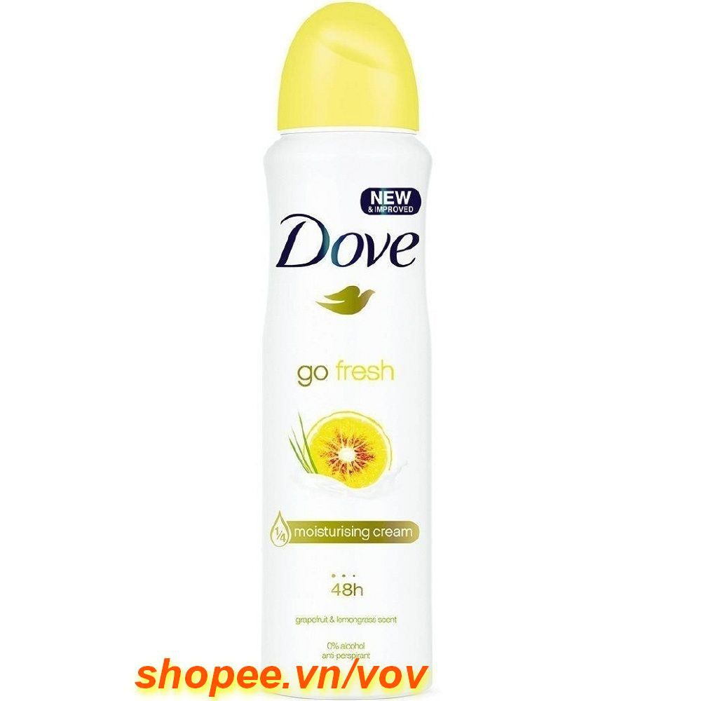 Xịt Khử Mùi Nữ 150Ml Dove Go Fresh Chanh, Vov Cung Cấp & Bảo Trợ.