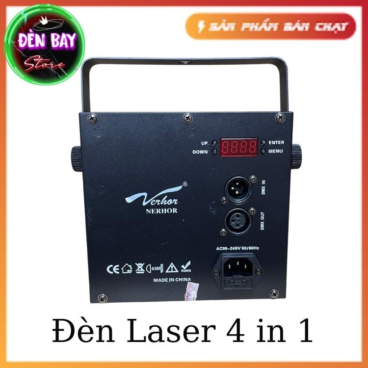 Đèn Laser 4 in 1 Tích Hợp 7 Màu Sắc Hiệu Ứng Đa Dạng Phù Hợp Dùng Cho Phòng Karaoke Gia Đình