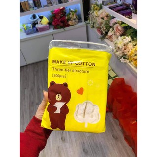 Bông tẩy trang hình Gấu - Vịt - Thỏ