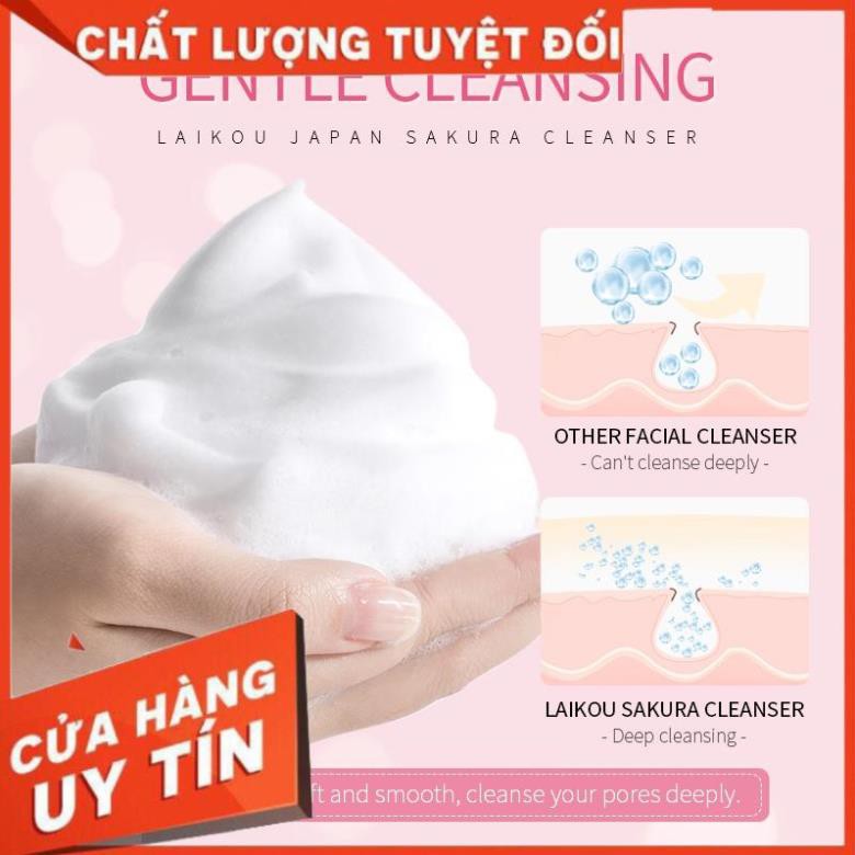 [FreeshipMax] Sữa Rửa Mặt Laikou Nhật Bản 50g + Cọ Rửa Mặt Hình Bạch Tuộc Chất Lượng Cao