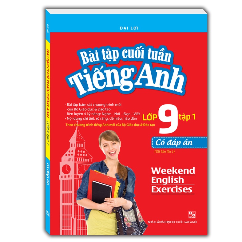 Sách - Combo 2c Bài tập cuối tuần tiếng Anh lớp 9