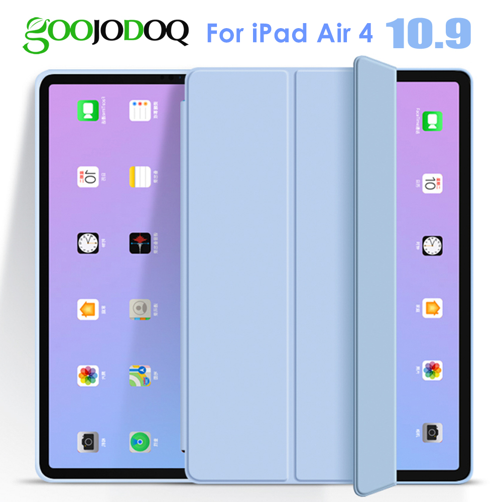 Goojodoq Ốp Lưng Hỗ Trợ Sạc Không Dây Cho iPad Air 4 10.9