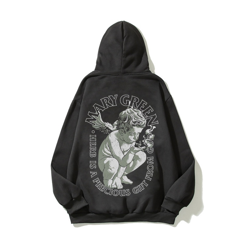 ÁO HOODIE FORM RỘNG NAM NỮ ANGEL 4