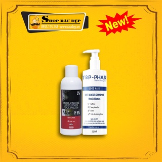  Combo Morr F5 + Dầu Gội DHT Mọc Tóc Hói Nhanh, Ức Chế DHT