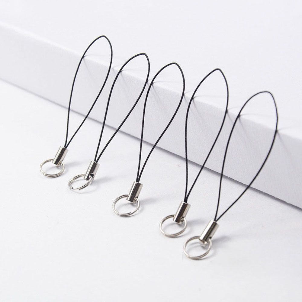 Bộ 100 dây móc khóa/điện thoại nhiều màu sắc làm trang sức DIY