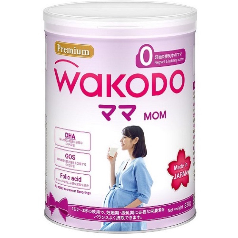 (HSD 2023) Sữa Wakodo Mom hộp 830gam