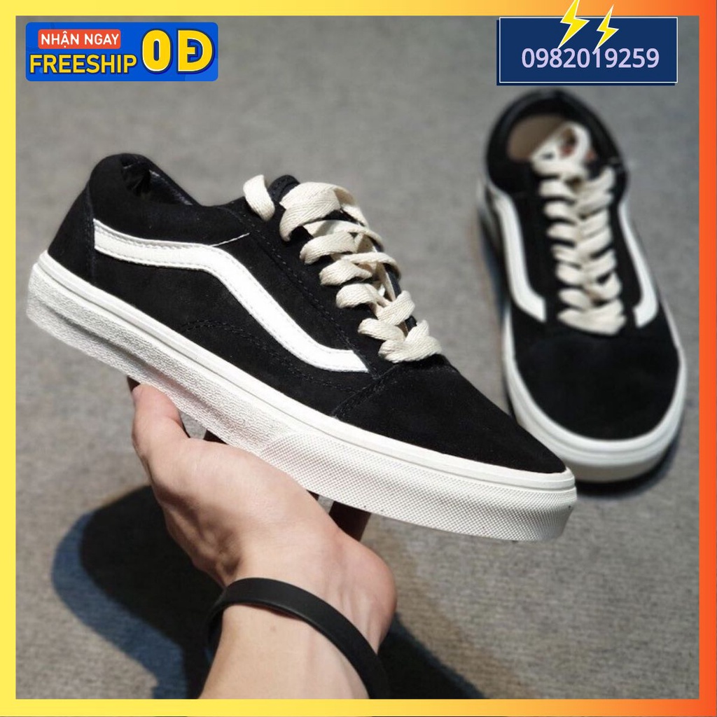 GIÀY VANS  freeship  OLD SKOOL MÀU ĐEN