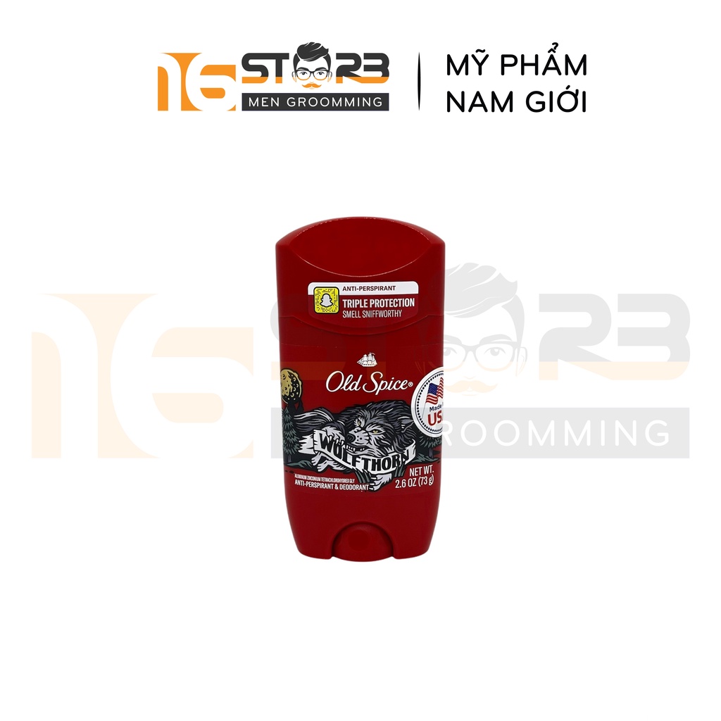 [Chính Hãng 100%] Sáp Khử Mùi Old Spice Timber, Fiji, Bearglove, Wolfthorn 73g/85g - Nhập Khẩu Mỹ