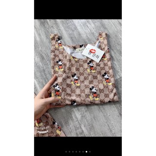 Váy body mickey hoạt tiết hot trend
