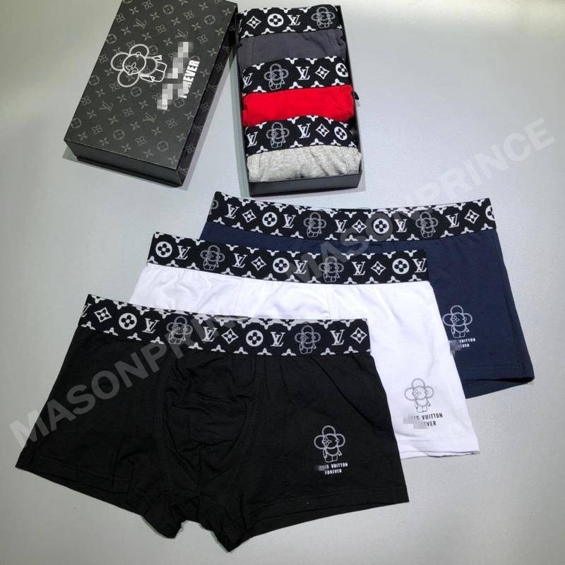 Quần Lót Nam LV Cotton Thoải Mái Roupa Ntima Boxer Masculina MPLV001