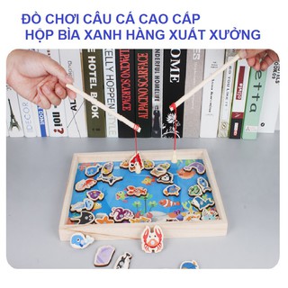 Đồ Chơi Câu Cá 𝐂𝐇𝐈́𝐍𝐇 𝐇𝐀̃𝐍𝐆] Câu Cá Gỗ Bằng Nam Châm