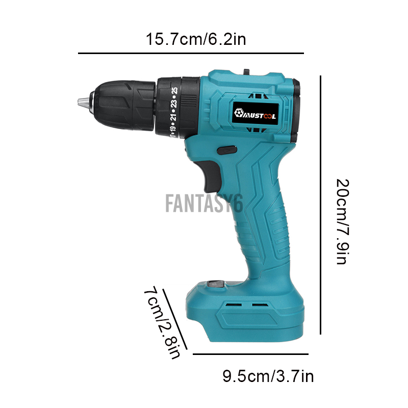 Máy Khoan Không Dây 3 / 8 '' 520n.m Cho Pin Makita