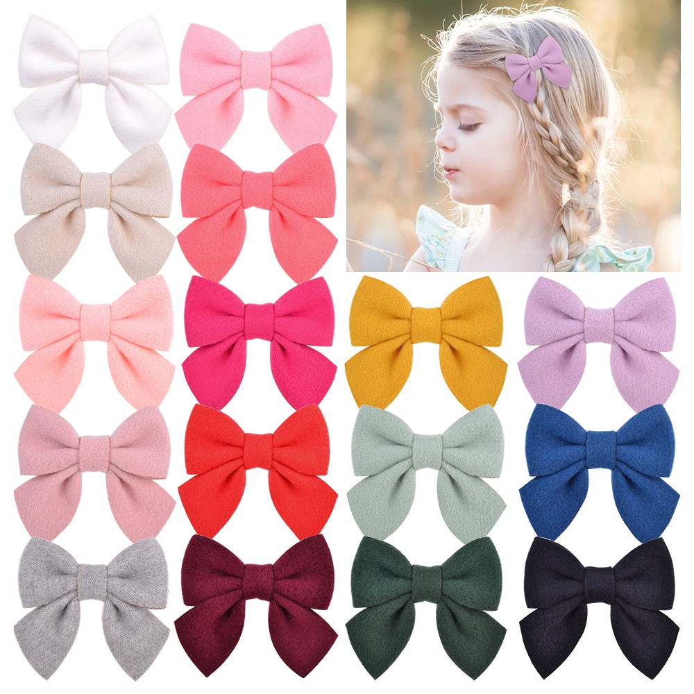 Kẹp tóc KIDSBOWS đính nơ thời trang đáng yêu sáng tạo cho bé gái