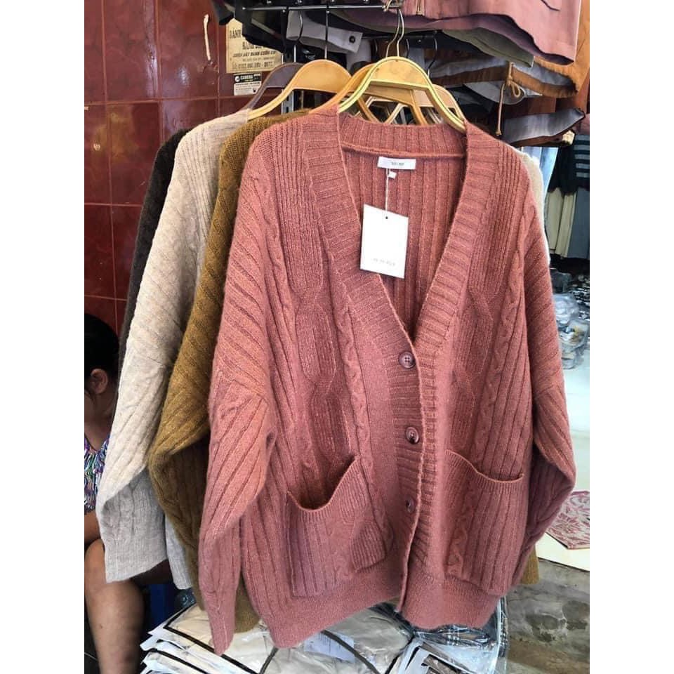 Áo cardigan len thừng V | BigBuy360 - bigbuy360.vn