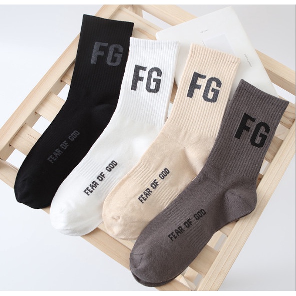 Vớ Tất FG, Vớ ESSENTIALS cao cổ Nam Nữ phong cách thể thao, trẻ trung, năng động.