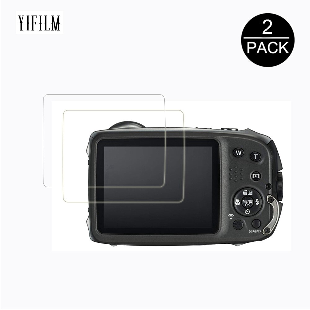 Set 2 Miếng Dán Cường Lực Bảo Vệ Màn Hình Máy Ảnh Fujifilm Finepix Xp130