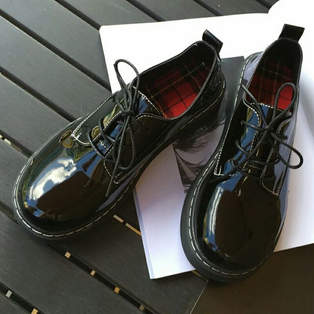 [ Order]  Giầy ulzzang da bóng dây nơ ( kèm ảnh thật sau) | BigBuy360 - bigbuy360.vn