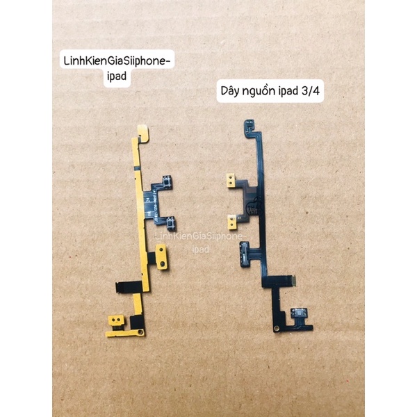 Dây cáp nguồn khoá xoay màn hình tăng giảm âm lượng cho ipad 2/3/4
