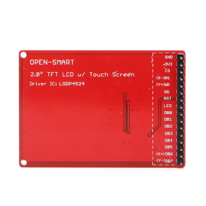 Bảng mạch cảm ứng 3.3V TFT LCD 2.0 " cho Arduino