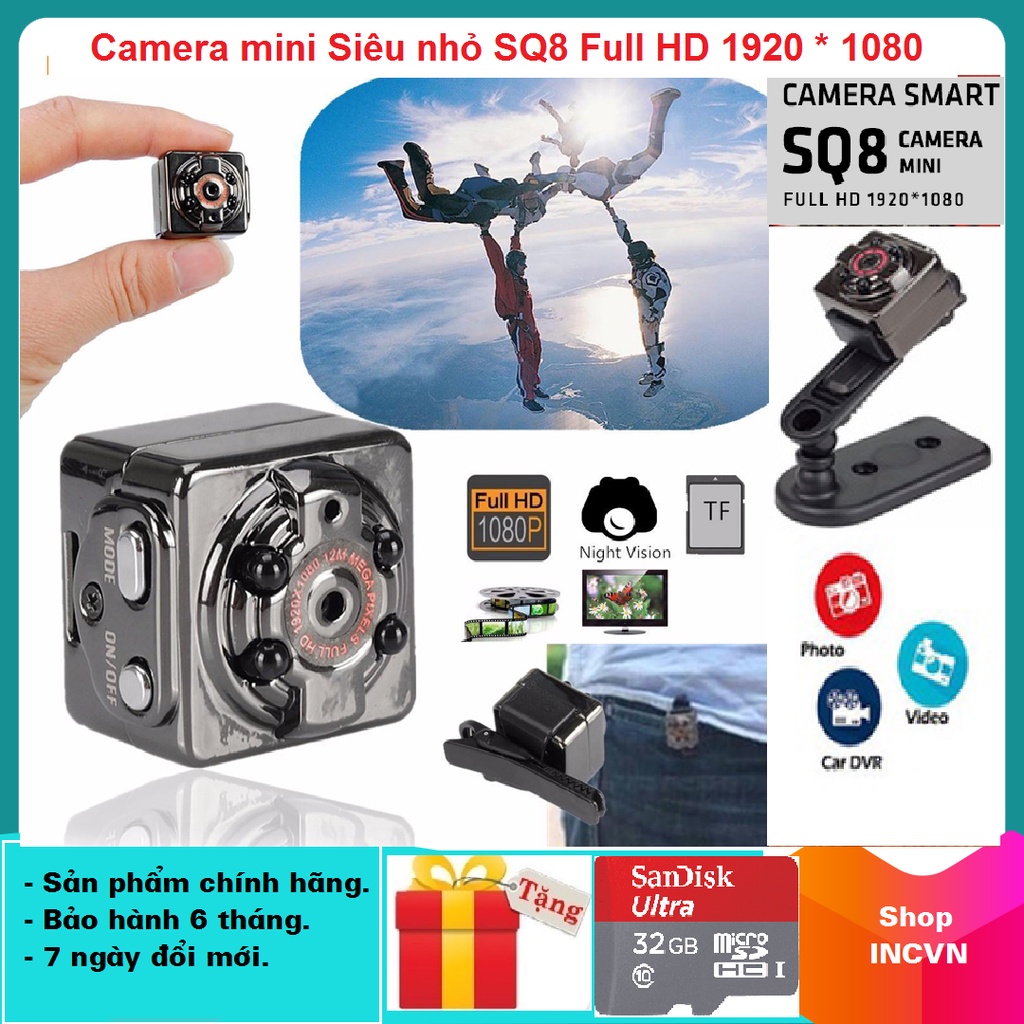 Camera Không Dây mini, quay hành trình, Chống Trộm, Độ Nét Cao Kết Nối Wifi Dể Sử Dụng