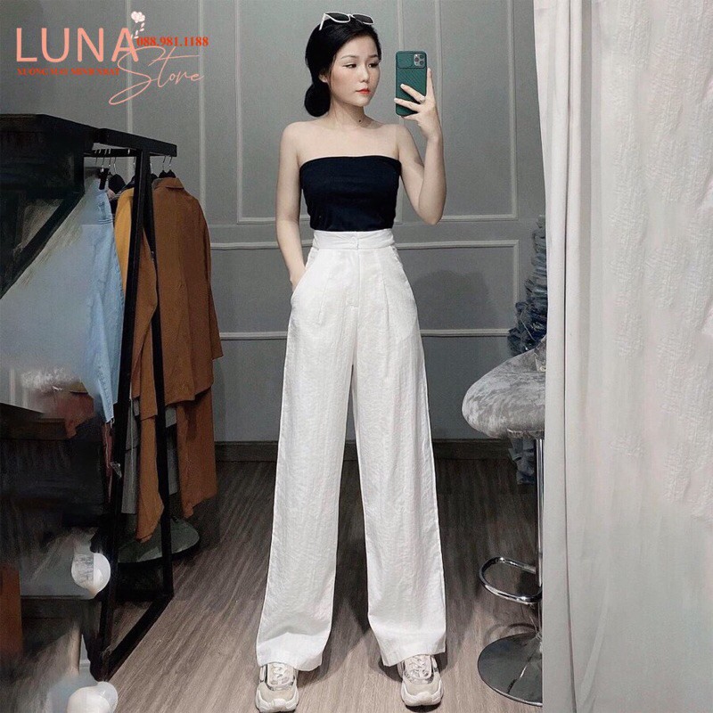 SALE SỐCQuần đũi dáng dài cạp cao khuy trước- chun sauKèm ảnh thật