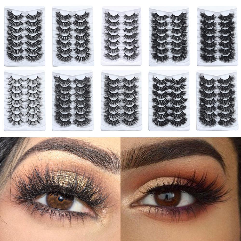 Set 7 Cặp Lông Mi Giả Mềm Mại Có Thể Tái Sử Dụng MIH SKONHED