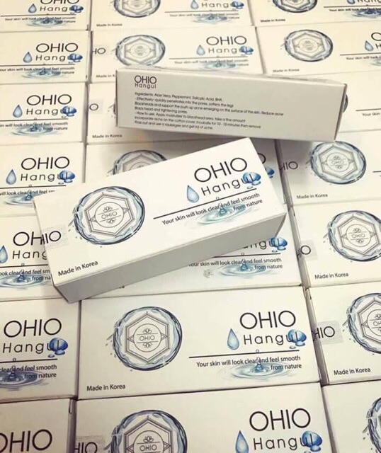 Ủ mụn cám mụn đầu đen ohio