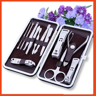 Bộ Cắt Móng Tay 12 Món Chất Liệu Thép Không Gỉ Cao Cấp - Hàng Loại 1 Chất Lượng Tuyệt Vời