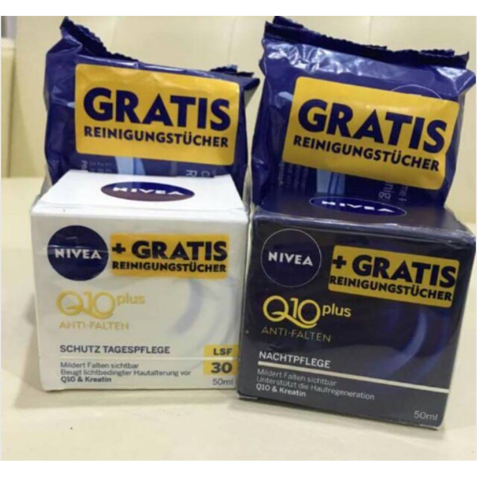 Kem dưỡng da mặt Nivea Q10 plus