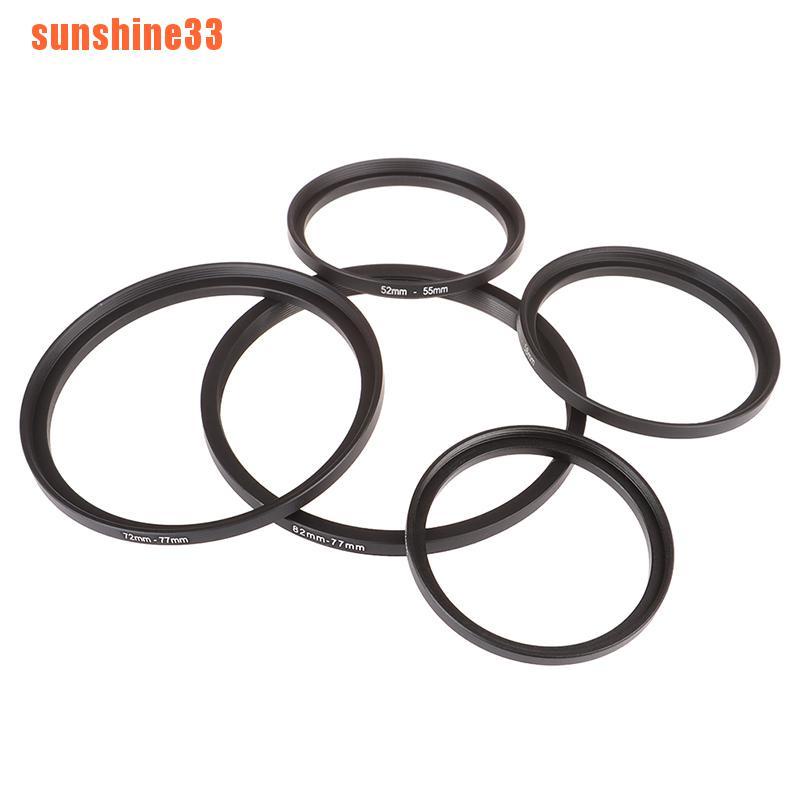 49 52 55 58 72 77 82 mm Lens Step Up Down Ring Filter All Camera Adapter