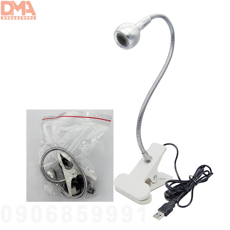 Đèn rọi trang trí,đèn led kẹp đọc sách nguồn USB