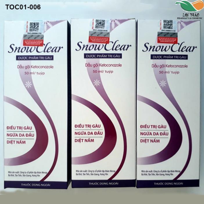 Dầu gội trị gàu Snowclear tuýp 50ml