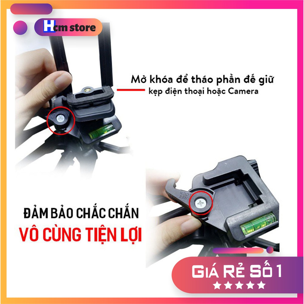 Tripod 3366 Loại Tốt Cho Máy Ảnh, Điện Thoại Vật Liệu Hợp Kim Cao Cấp | BigBuy360 - bigbuy360.vn