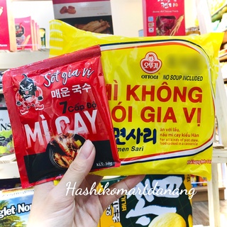 Combo nấu mỳ cay Hàn Quốc (Mỳ không gia vị kèm sốt 50g)