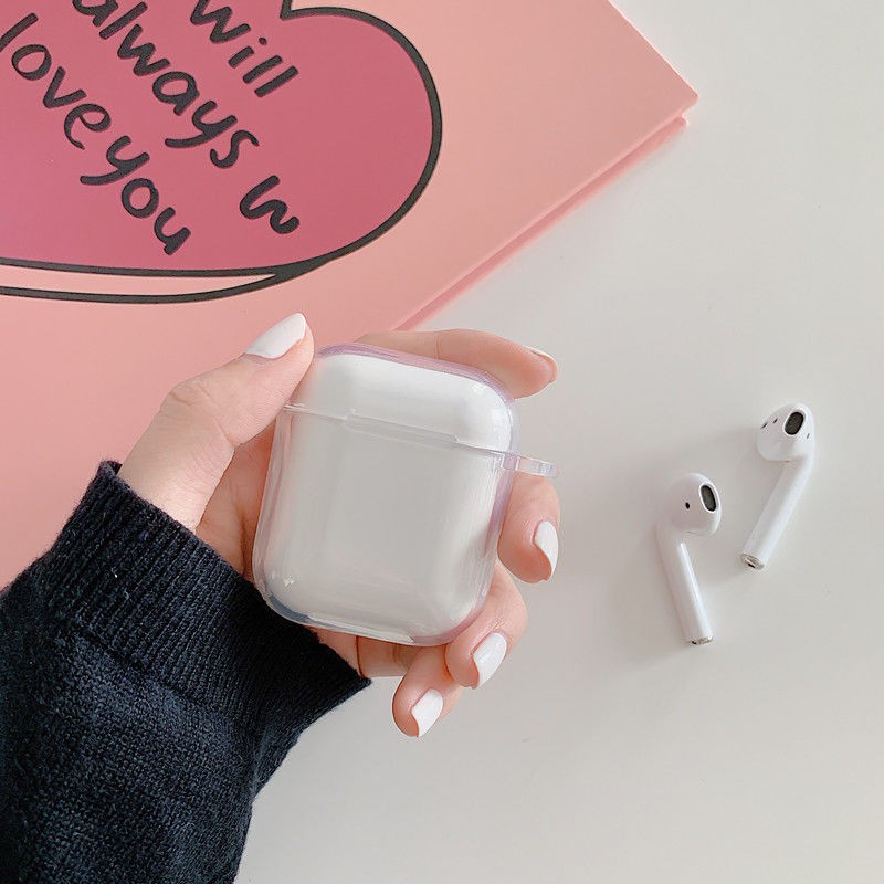 Vỏ Bảo Vệ Hộp Đựng Tai Nghe Airpods 1 2 Air Pod Pro Bằng Tpu Mềm Trong Suốt