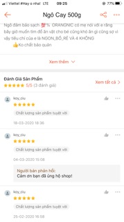 Ngô cay túi 500g