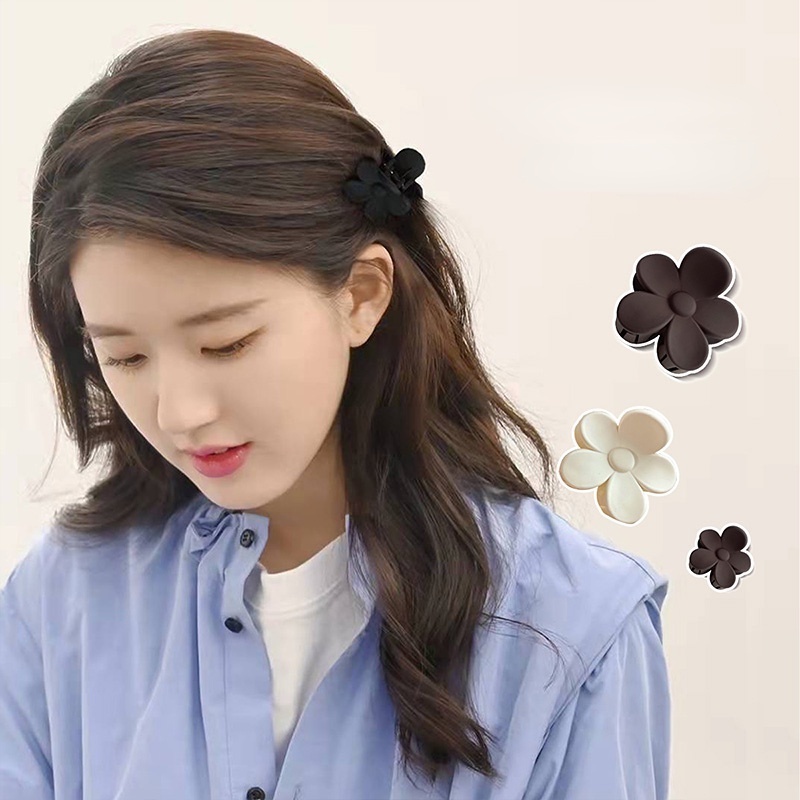 Kẹp Tóc Hình Bông Hoa Phong Cách Hàn Quốc Dễ Thương Dành Cho Nữ