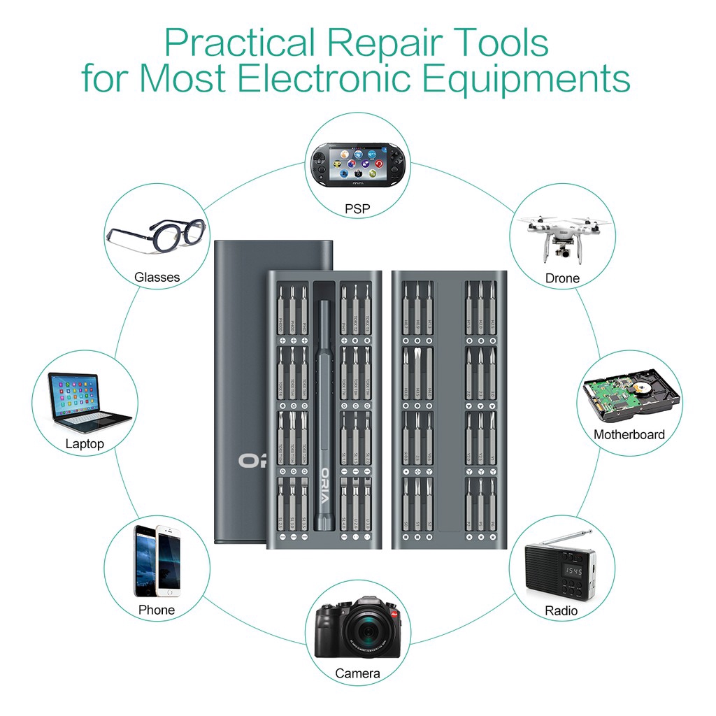 Bộ Tua Vít Sửa Chữa Điện Tử Chính Xác 49 Trong 1 Dành Cho Điện Thoại Và Ipad