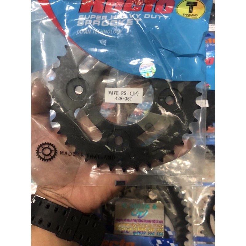 Nhông Sên Dĩa RECTO Wave RS / /W125 / Ws110/ Future / MSX  Chính Hãng RECTO THAILAND ////