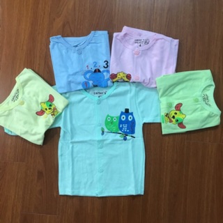 FREESHIP 50K ⚡ Áo sơ sinh giá rẻ cotton Carter, Jou, hoa cài xinh xắn cho bé sơ sinh đến 11kg, hàng đẹp