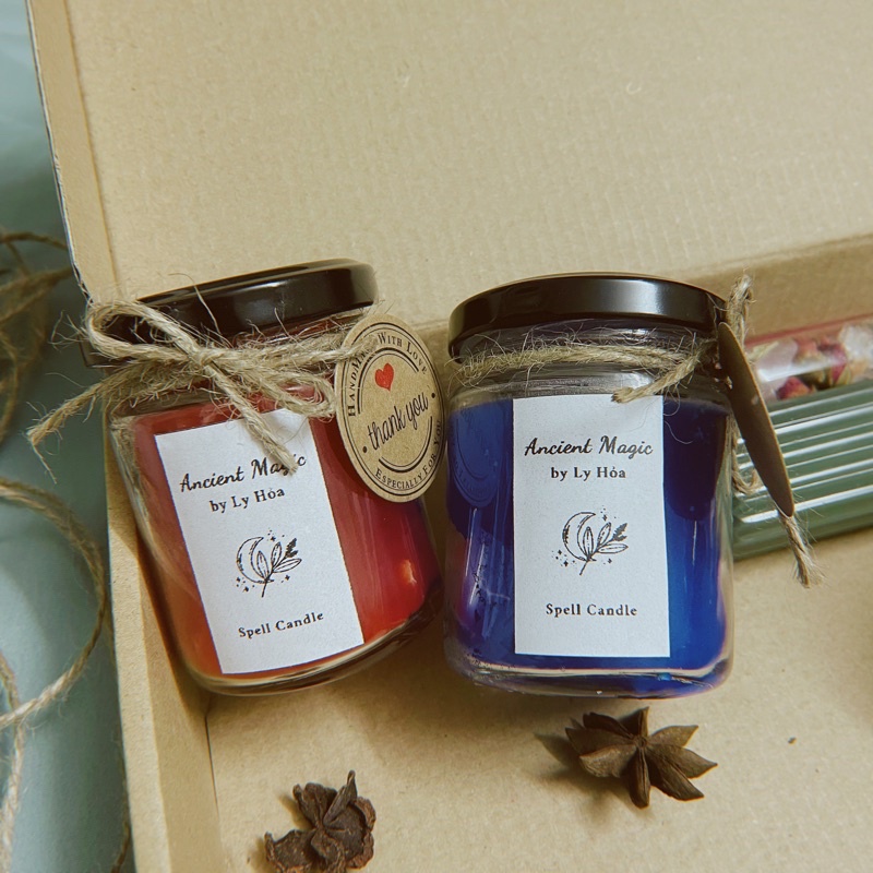 SPELL CANDLE hũ 100ml - Nến ma thuật / Cầu nguyện Witchcraft - Decor - Thư giãn - Thơm phòng | Ancient Magic by Ly Hỏa