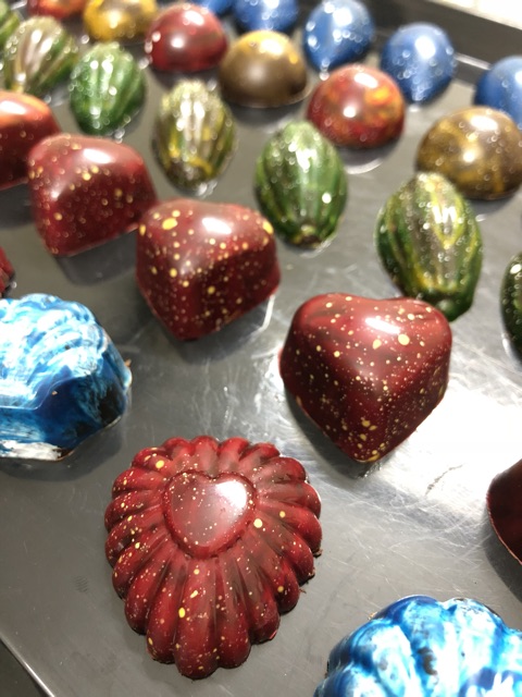 màu bột của Pháp làm socola