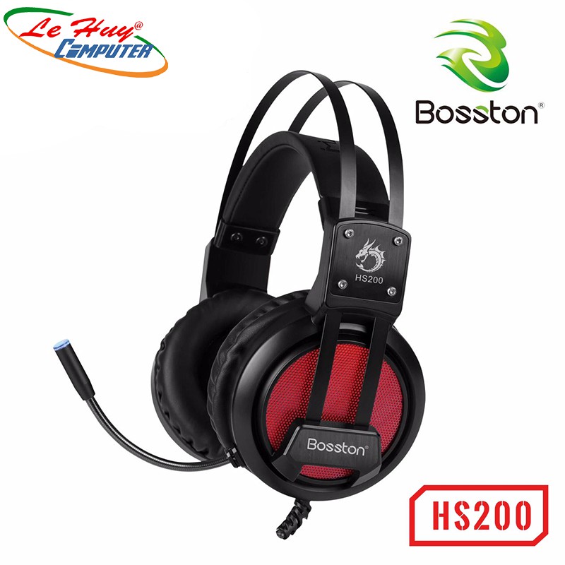 Tai Nghe Chuyên Game Bosston HS200 LED Chuyển Màu