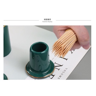 (HÀNG CÓ SẴN) Hũ Đựng Tăm Gốm Sứ Hàng Siêu Cấp