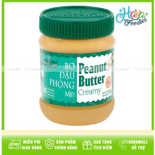 [HÀNG CHÍNH HÃNG] Bơ Đậu Phộng Mịn Golden Farm