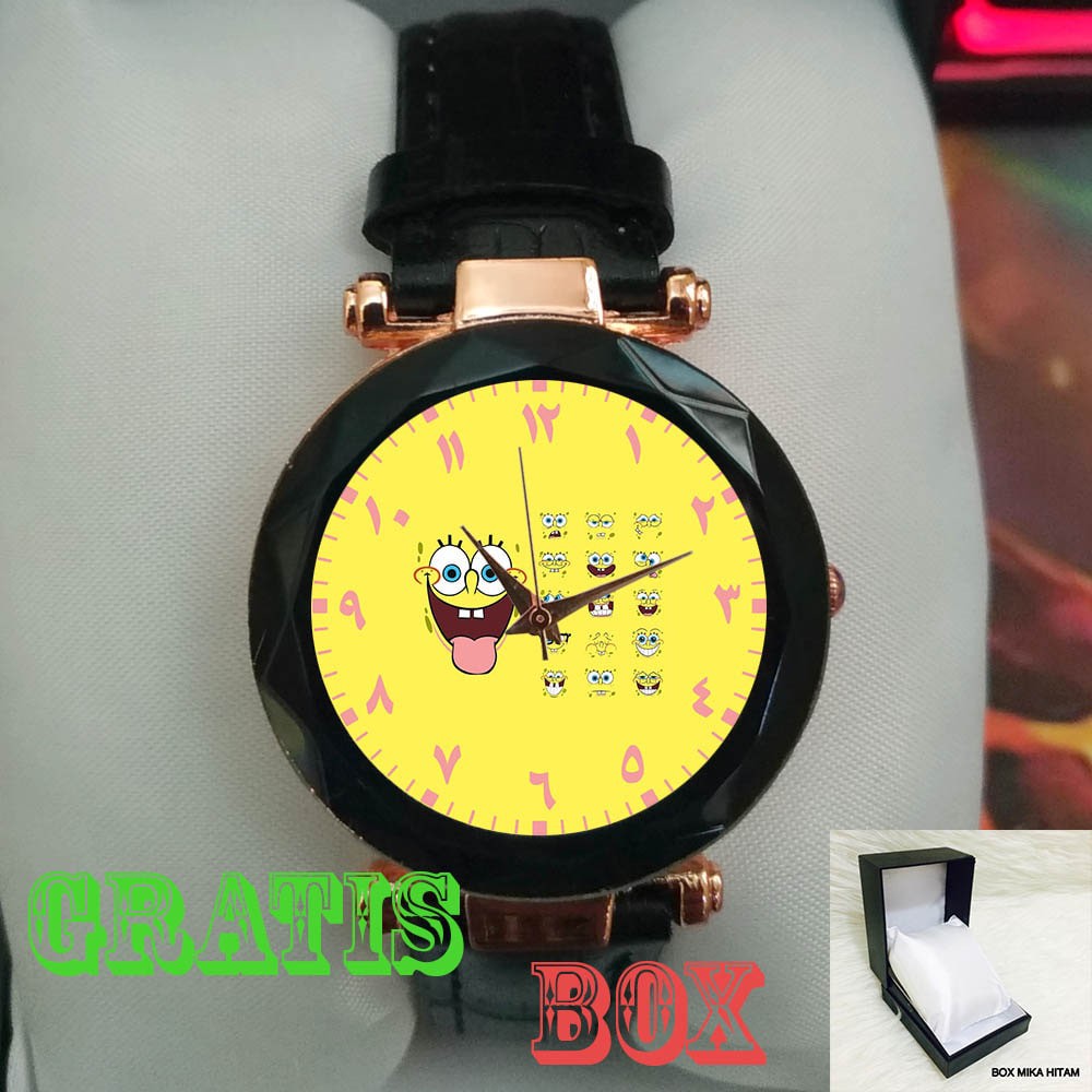 Đồng Hồ Nữ (Hình Ảnh Tùy Chỉnh SPONGBOB)