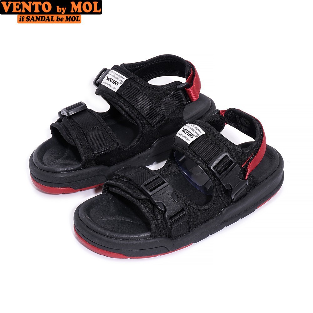 Giày sandal Vento nam nữ 2 quai ngang vải dù cho cặp đôi có quai hậu cố định mang đi học du lịch NV1002RB ZE